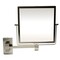 Alfi Brand ALFI brand ABM8WS-BN 8" Square Wall Mount 5x Magnify Cosmetic Mirror ABM8WS-BN - alternate 3